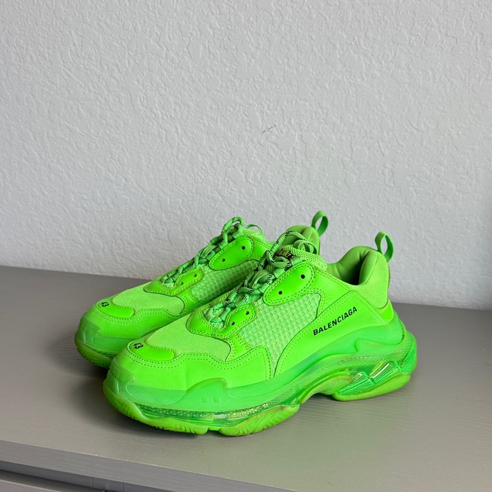 Balenciaga Neon Green Sneakers